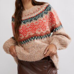 NWT Free People x Yellowstone Festive Frost Sweater